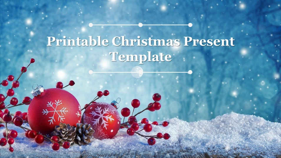 Aesthetic Christmas Themes Printable Slide from SlideEgg