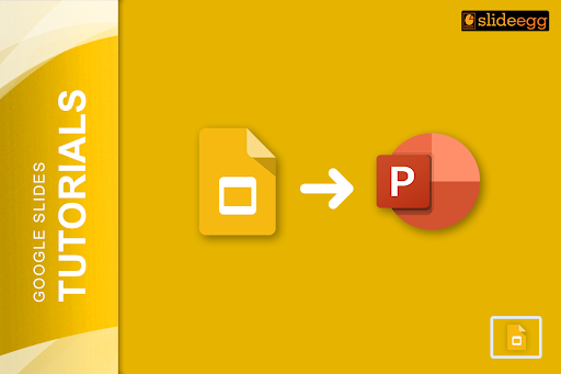 Blog Banner images for "How to Convert and Share Your Google Slides into PowerPoint." Learn the steps from this blog.