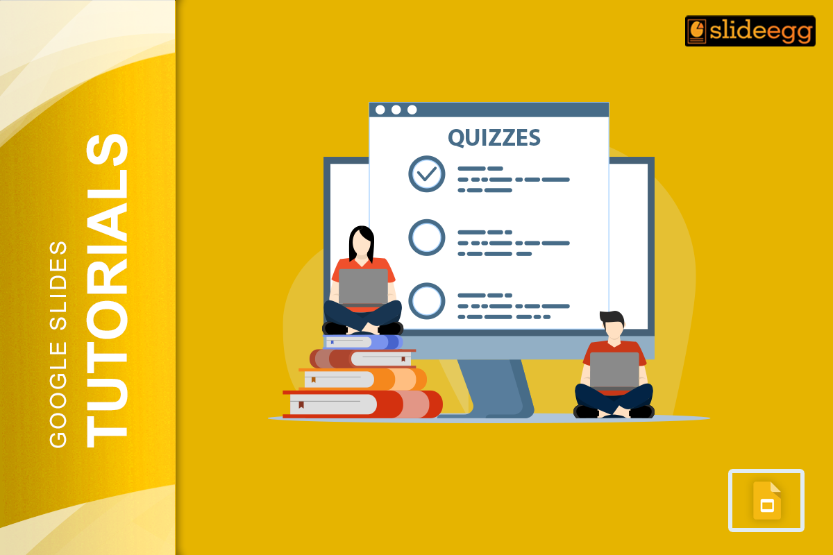 Banner image for the blog "How to Create Quizzes for Your Online Classes Using Google Slides" - Learning tutorial blog.