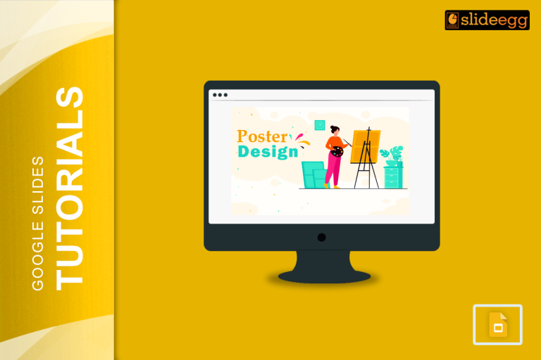 Banner for the blog "How to Make a Poster in Google Slides." Learn the simple steps to make creative posters quickly.