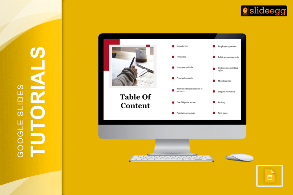 Banner Image of the blog "How to Make Dynamic Table of Contents in Google Slides"