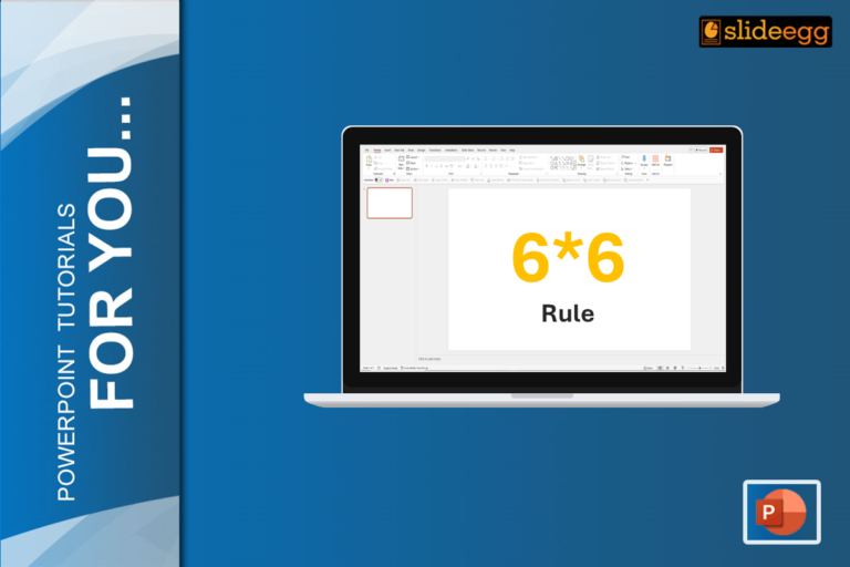 Banner Image of the blog "The 6x6 Rule in PowerPoint Presentations"