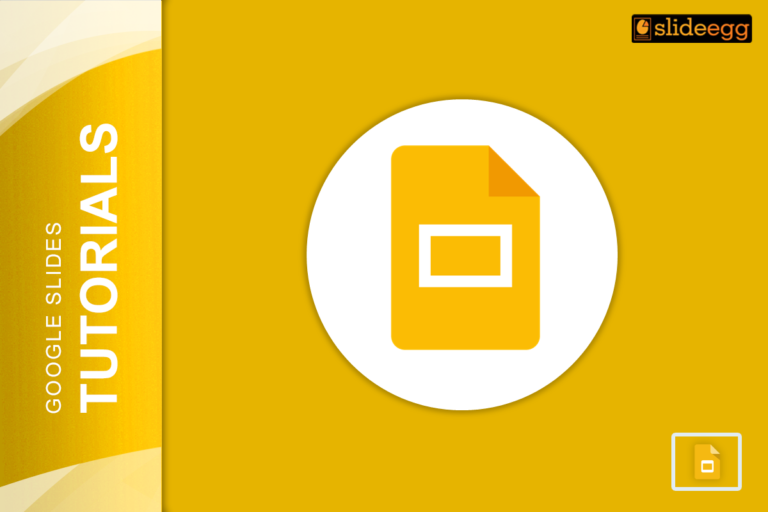 A yellow background with a Google document. Learn how to use Google Slides for professional presentations.