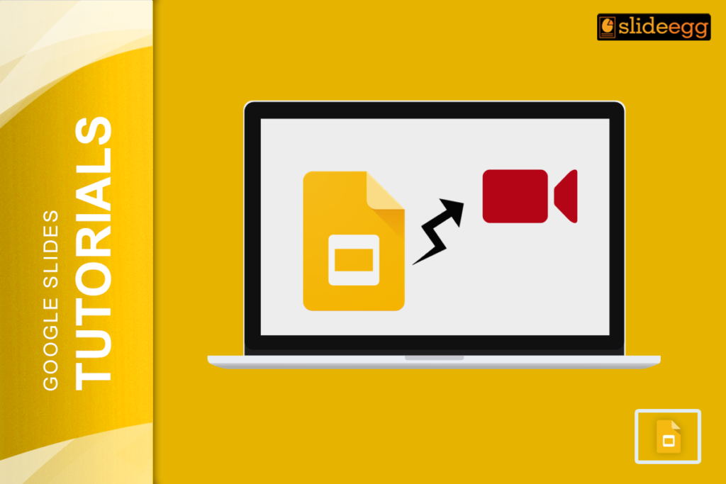 Banner for blog "How to Use Speaker Spotlight in Google Slides" with icons of Google Slides and video.