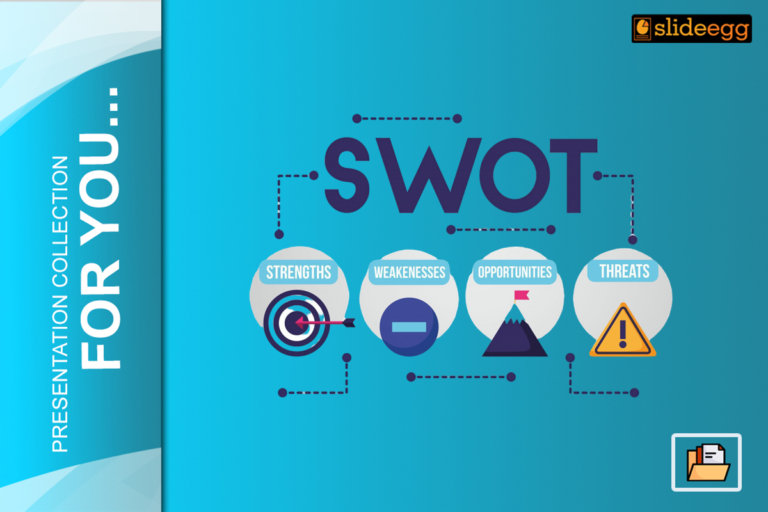 SWOT Analysis PowerPoint slide showcasing strengths, weaknesses, opportunities, and threats with visually engaging icons.