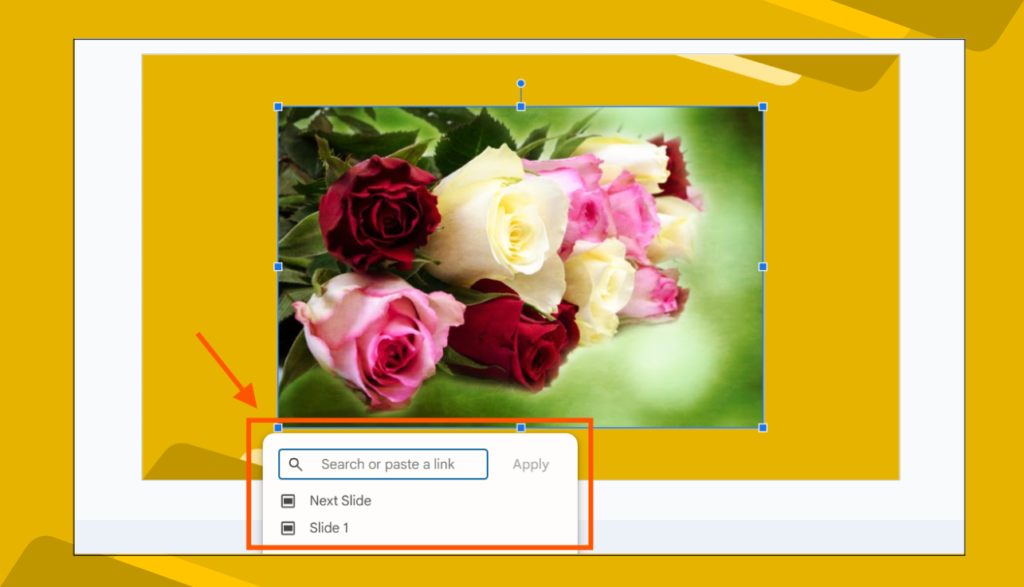 Adding Hyperlink to an Image in Google Slides