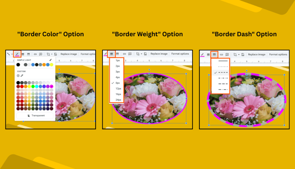 Adding Border to the Image Options in Google Slides