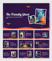 Awesome The Friendly Ghost PPT And Canva Templates