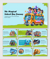 Enjoy This Magical School Bus Journey PPT And Google Slides