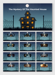 Best The Mystery Of The Haunted House PPT And Google Slides