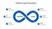 Blue Color Infinite Loop PowerPoint And Google Slides