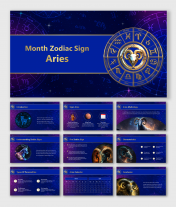 Best Month Zodiac Sign Aries PPT And Google Slides Themes