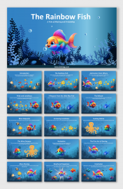 Interesting The Rainbow Fish Presentation And Google Slides