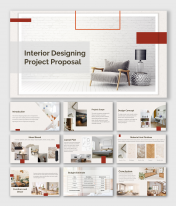 Best Interior Designing Project Proposal PPT Presentation