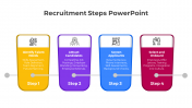 Creative Recruitment Steps PowerPoint And Google Slides