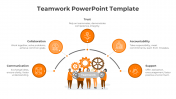 Magnificent Teamwork PowerPoint And Google Slides Template 