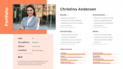 Attrative Portfolio PowerPoint Template And Google Slides