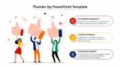 Beauteous Thumbs Up PowerPoint And Google Slides Template