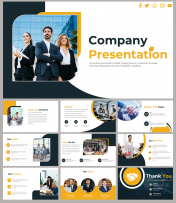 Discover The Company Presentation And Google Slides Themes