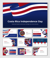 Costa Rica Independence Day PPT And Google Slides Themes