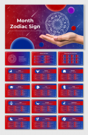 Best Month Zodiac Signs PowerPoint And Google Slides