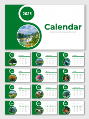 Best 2025 Calendar Printable PowerPoint And Google Slides