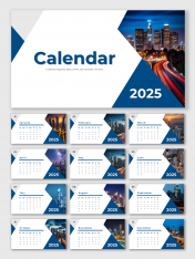 Best 2025 Monthly Calendar PowerPoint And Google Slides