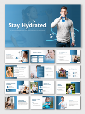 Best Stay Hydrated PPT, Google Slides And Canva Templates