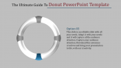 Cruller model Donut PowerPoint template  and Google slides