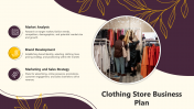 Best Clothing Store Business Plan PPT And Google Slides