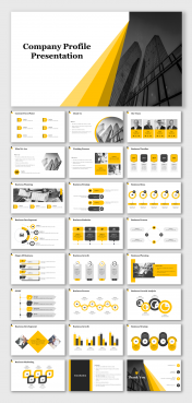 Attractive Company Profile Presentations And Google Slides