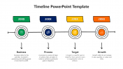 Majestic Timeline Process Flow PowerPoint And Google Slides