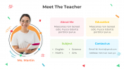 Meet The Teacher PowerPoint And Google Slides Template