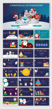 Navigate Happy Christmas PowerPoint And Google Slides Themes