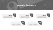 Easy To Customize Agenda PPT And Google Slides Template