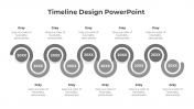 Impressive Timeline Design PowerPoint And Google Slides