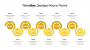 Best Timeline Design PowerPoint for Comprehensive Tracking