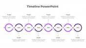 Circular Sequence Timeline PPT Template And Google Slides