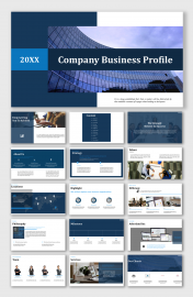 Optimize Company Profile PowerPoint And Google Slides