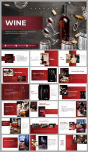 Wine PowerPoint Presentation and Google Slides Templates