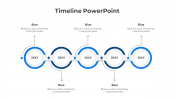 Easy To Use Timeline Ideas PPT And Google Slides Template