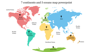 Shop 40+ Editable Continents Map PowerPoint Templates