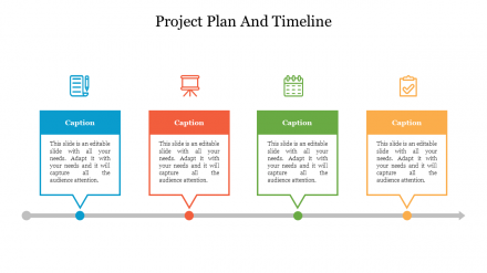 Best Project Plan And Timeline PowerPoint Slide