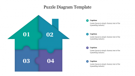 Explore Puzzle Diagram Template Free For Presentation
