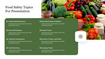 food safety topics for thesis