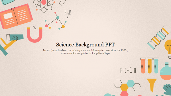 Brand-new Science Background PPT Templates Download