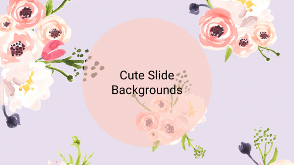 Download Cute Google Slide Backgrounds PPT Template