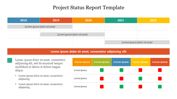 Shop Our 42  Project Status PowerPoint Templates Now