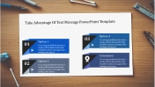 Text Message PowerPoint Template For Presentation