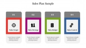 Best Sales Plan Sample For Presentation Template Slide